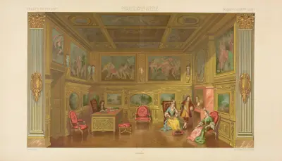 Pieces de reception d’une riche maison, Auguste Racinet