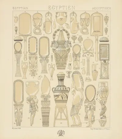 Ustensiles domestiques av Auguste Racinet