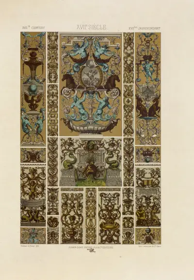 XVII Siecle 6 av Auguste Racinet