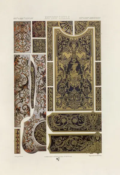 XVII XVIII Siecle 2, Auguste Racinet