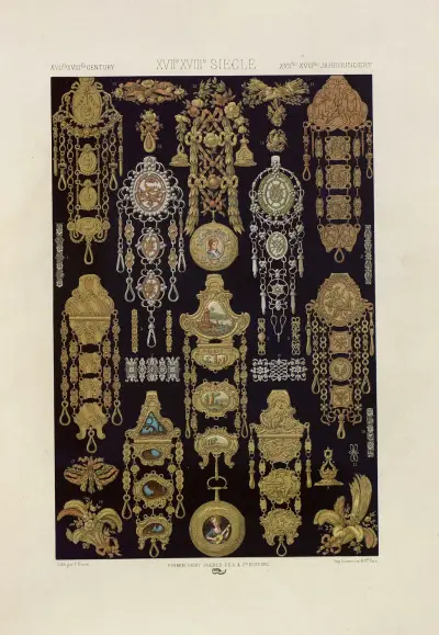 XVII XVIII Siecle 3, Auguste Racinet