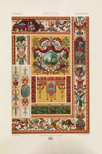 XVIII Siecle 4 av Auguste Racinet