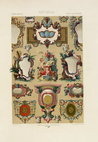 XVIII Siecle 8 av Auguste Racinet