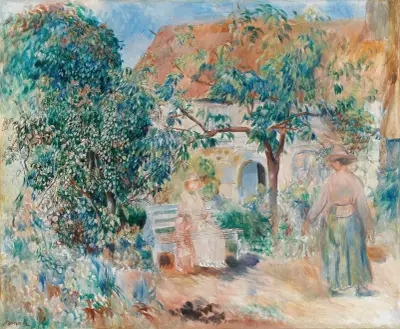 Au Jardin En Bretagne av Pierre-Auguste Renoir