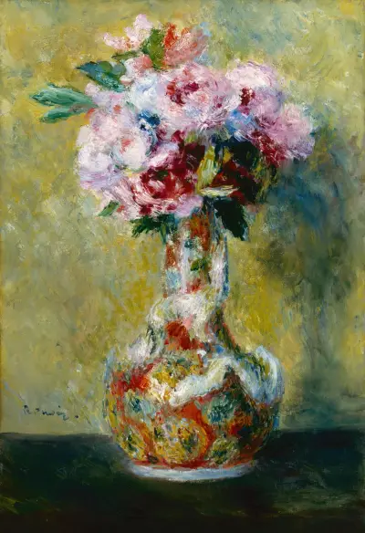 Bouquet in a Vase av Pierre-Auguste Renoir