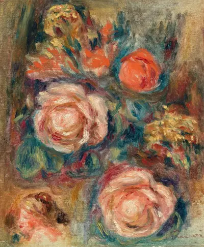Bouquet of Roses (Bouquet de roses) av Pierre-Auguste Renoir