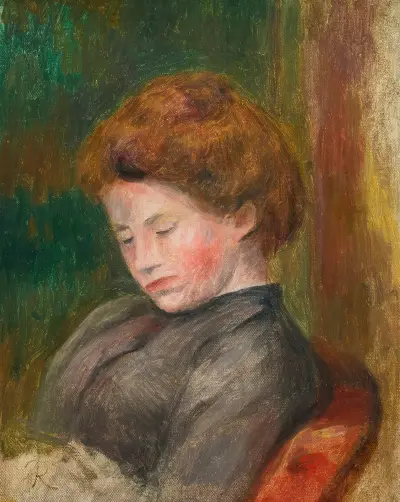 Buste De Femme av Pierre-Auguste Renoir