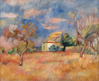Dovecote at Bellevue (Pigeonnier de Bellevue) av Pierre-Auguste Renoir