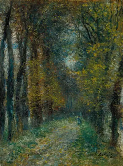 L’allée Couverte av Pierre-Auguste Renoir