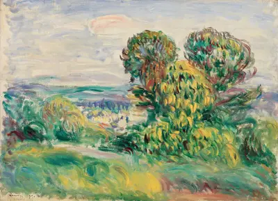 Landscape, 1890 av Pierre-Auguste Renoir
