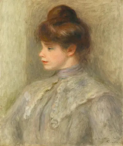 Madame Valtat (Née Suzanne Noël) av Pierre-Auguste Renoir