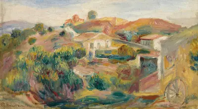 Paysage Avec Maisons av Pierre-Auguste Renoir