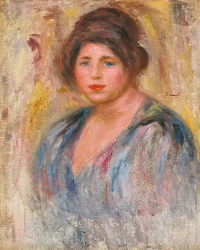 Portrait De Femme (Gabrielle Renard), 1912 av Pierre-Auguste Renoir