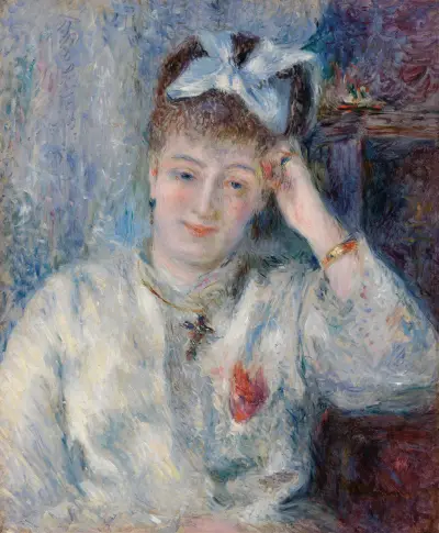 Portrait of Mademoiselle Marie Murer (Portrait de Mademoiselle Marie Murer) av Pierre-Auguste Renoir