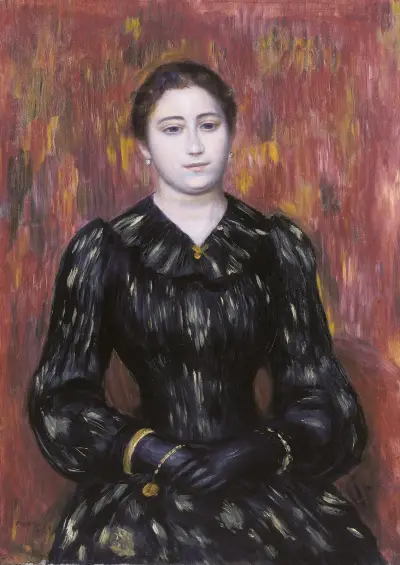 Portrait of Mme. Paulin av Pierre-Auguste Renoir
