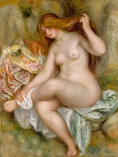 Seated Bather av Pierre-Auguste Renoir