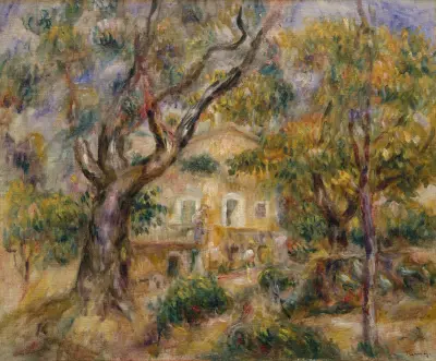The Farm at Les Collettes, Cagnes av Pierre-Auguste Renoir