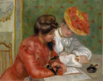 The Letter av Pierre-Auguste Renoir