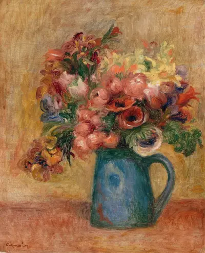 Vase of Flowers (Vase de fleurs ) av Pierre-Auguste Renoir