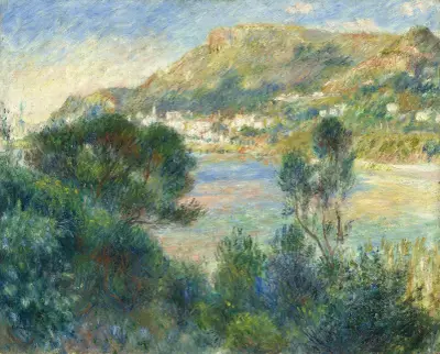 View of Monte Carlo from Cap Martin av Pierre-Auguste Renoir