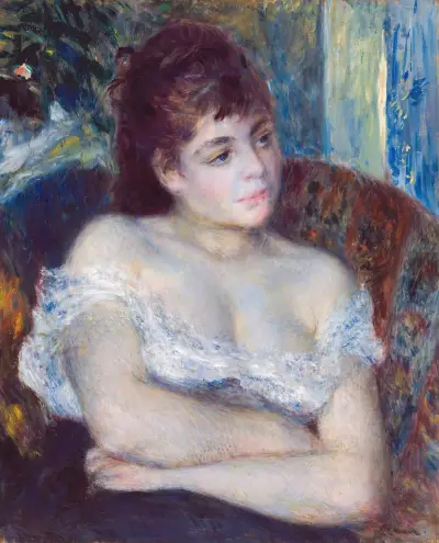Woman in an Armchair av Pierre-Auguste Renoir