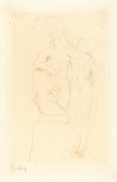 Dusze czyśćcowe, Auguste Rodin
