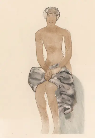 Weiblicher Akt von Auguste Rodin