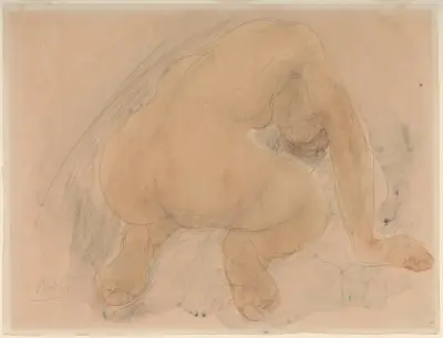 Akt – nr 1, Auguste Rodin
