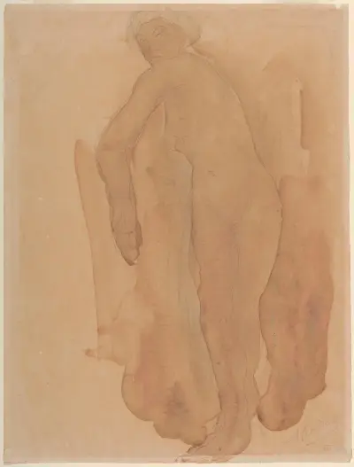 Akt study, Auguste Rodin