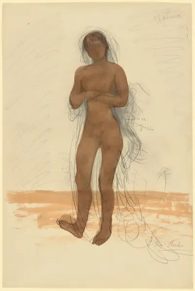 Sfinks, Auguste Rodin