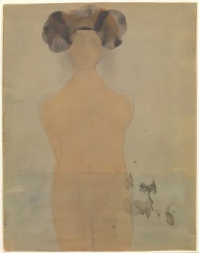 Stojąca kobieta w wodzie, Auguste Rodin