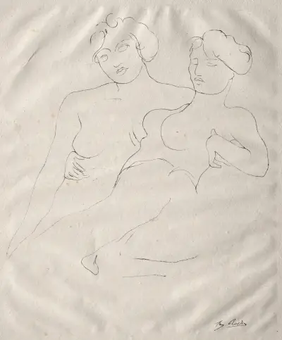 Dwie postacie, Auguste Rodin
