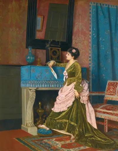 La Lettre D’amour av Auguste Toulmouche