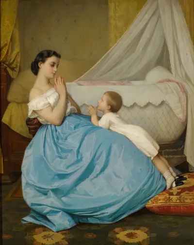 La Prière av Auguste Toulmouche