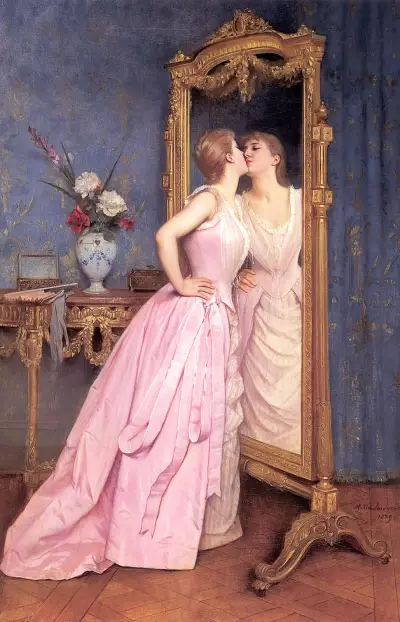 Vanity av Auguste Toulmouche