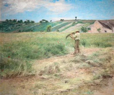 Haymaking av Léon Augustin Lhermitte