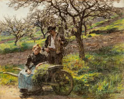 Idylle av Léon Augustin Lhermitte