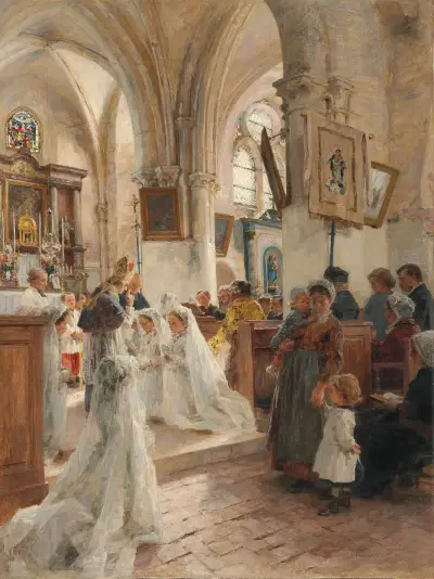 Konfirmationen av Léon Augustin Lhermitte