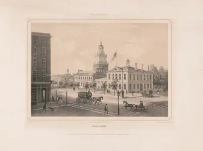 Philadelphia. State-house av Augustus Köllner