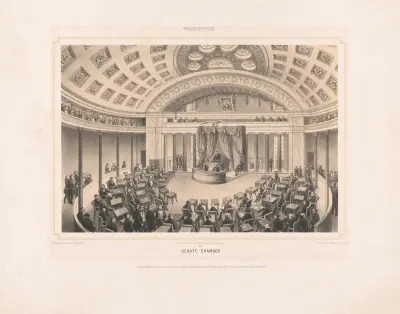 Washington. Senate chamber av Augustus Köllner