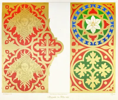 Paramente für Alben. 3 von Augustus Pugin