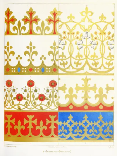 Crowns and Cresting av Augustus Pugin