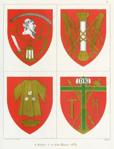 Emblem för vår Herres lidande av Augustus Pugin