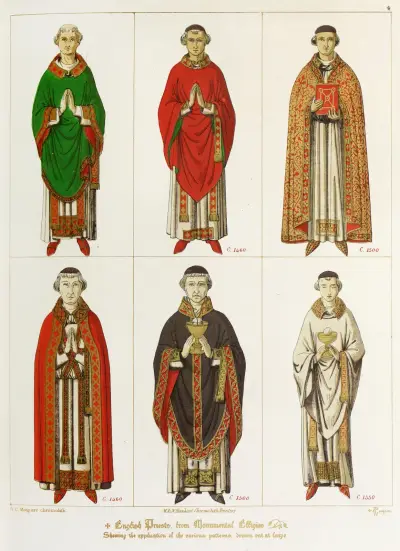 English Priests av Augustus Pugin
