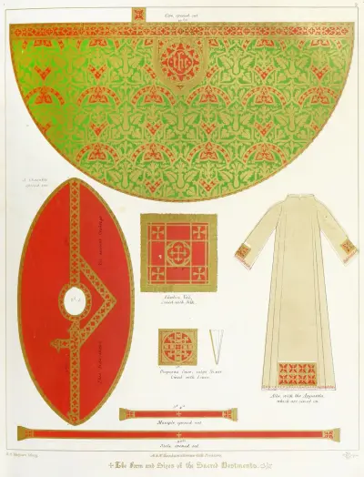 Form und Maße der heiligen Gewänder von Augustus Pugin