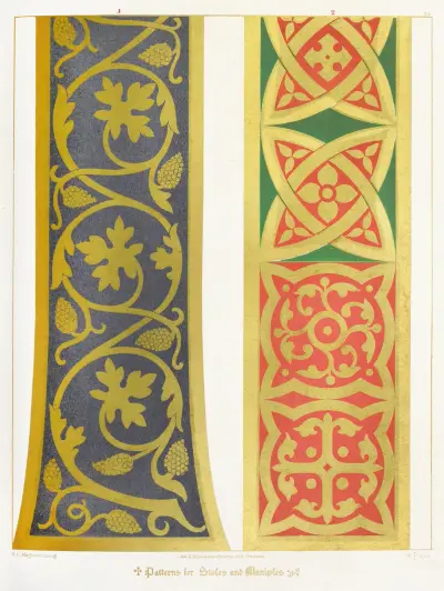Patterns for Stoles and Maniples 1 av Augustus Pugin