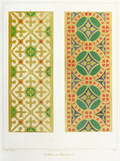 Stolen und Manipel 1 von Augustus Pugin