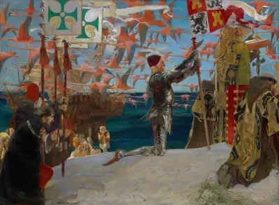 Columbus in the New World av Edwin Austin Abbey