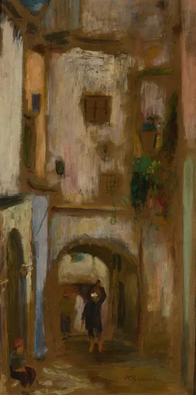 Alleyway av Stanisław Chlebowski