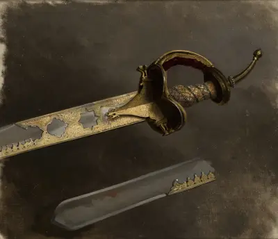 Study of a Sabre av Stanisław Chlebowski